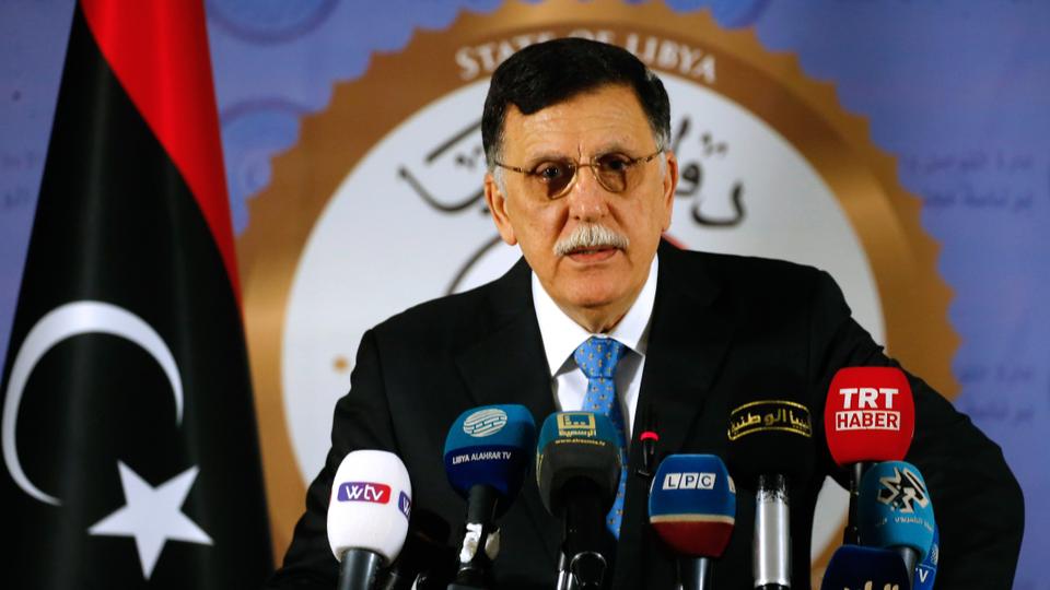 رئيس المجلس الرئاسي الليبي، فائز السراج يعلن عن 
