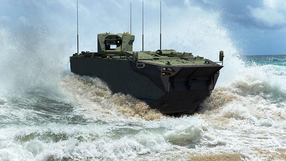 طُوّرت عربة ZAHA البرمائية لسد احتياجات قوات مشاة البحرية البرمائية التركية