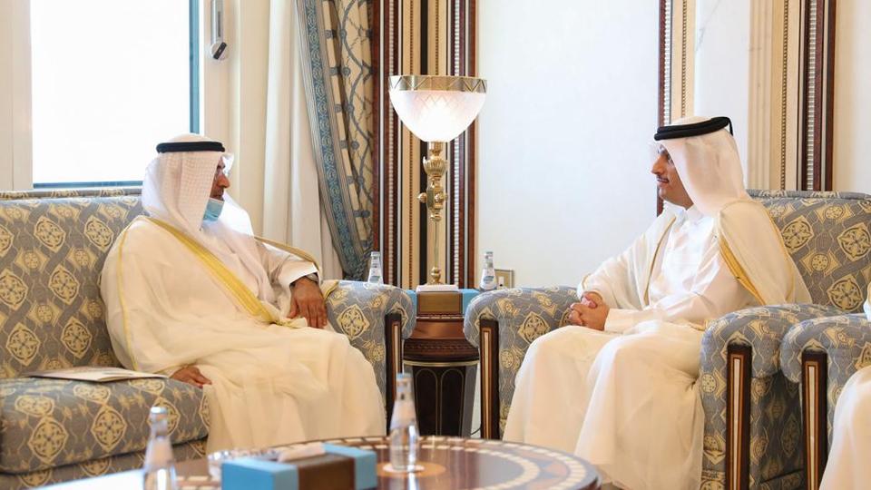 الاجتماع تناول القضايا ذات الاهتمام المشرك بين الدوحة ومجلس التعاون الخليجي