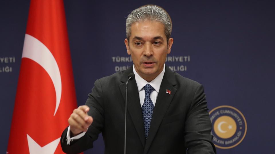 المتحدث باسم وزارة الخارجية التركية حامي أقصوي يؤكد رفض بلاده لاتهامات مصرية ضد تركيا حول سوريا
