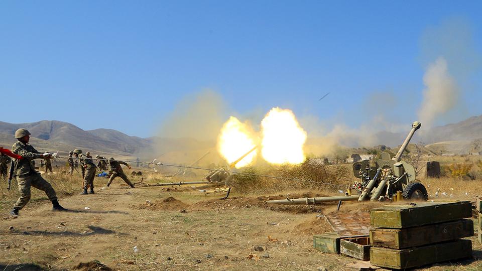 وزارة الدفاع الأذربيجانية تقول إن الوضع على الجبهة تحت سيطرة الجيش الأذربيجاني