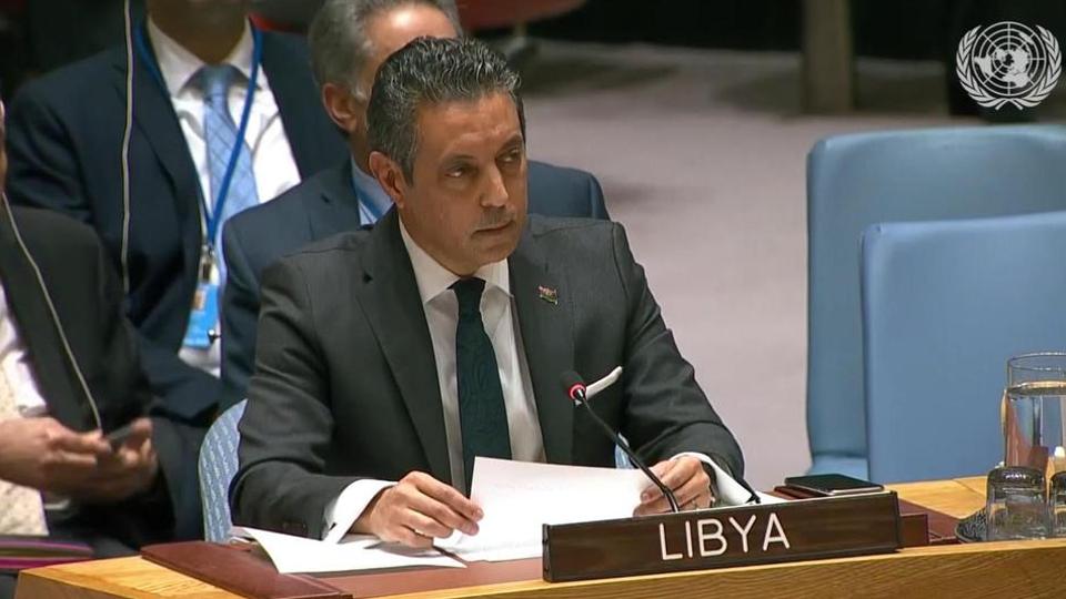 مندوب ليبيا الدائم لدى الأمم المتحدة طاهر السني