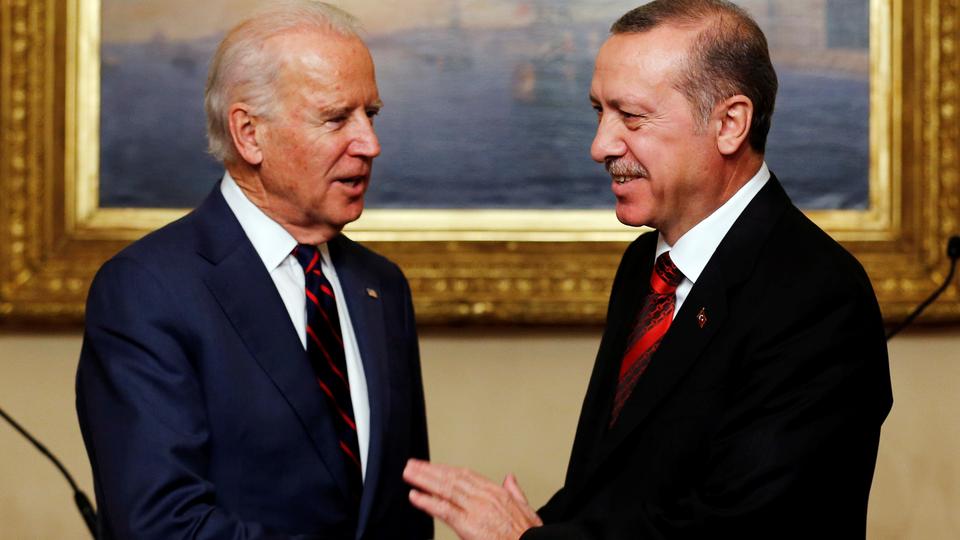 الرئيس التركي رجب طيب أردوغان يهنئ نظيره الأمريكي المنتخب جو بايدن بفوزه في انتخابات الرئاسة الأمريكية