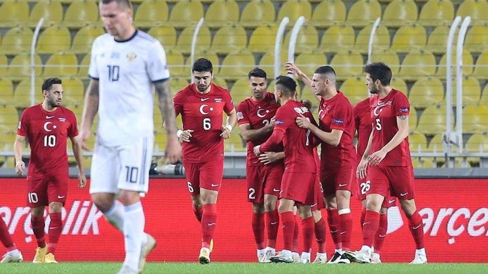 منتخب تركيا حقق فوزًا ثميناً على ضيفه منتخب روسيا بثلاثة أهداف لهدفين في دوري الأمم الأوروبية