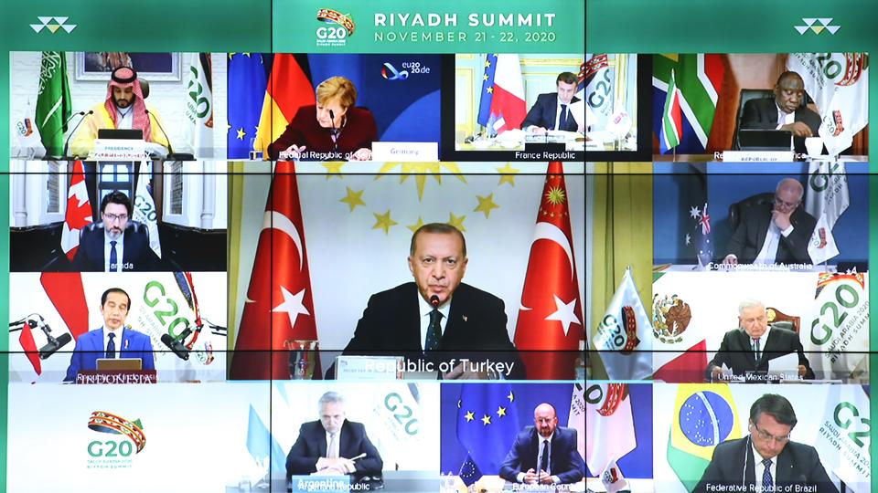 دعا الرئيس التركي في مجموعة العشرين الاقتصادية إلى نظام اقتصادي عالمي أكثر عدلاً          