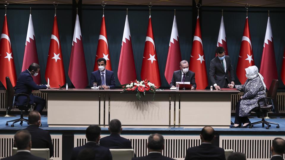 الرئيس التركي يقول إن المباحثات مع الجانب القطري كانت مثمرة