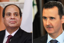 موقف السيسي تجاه نظام الأسد