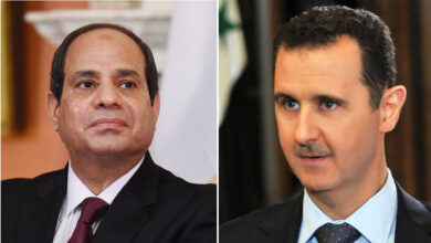 موقف السيسي تجاه نظام الأسد